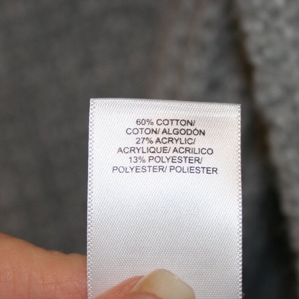 Lucky Brand Knit Open Front Long Cable Knit Cardigan Sweater with Pockets Sz XL - Picture 5 of 5